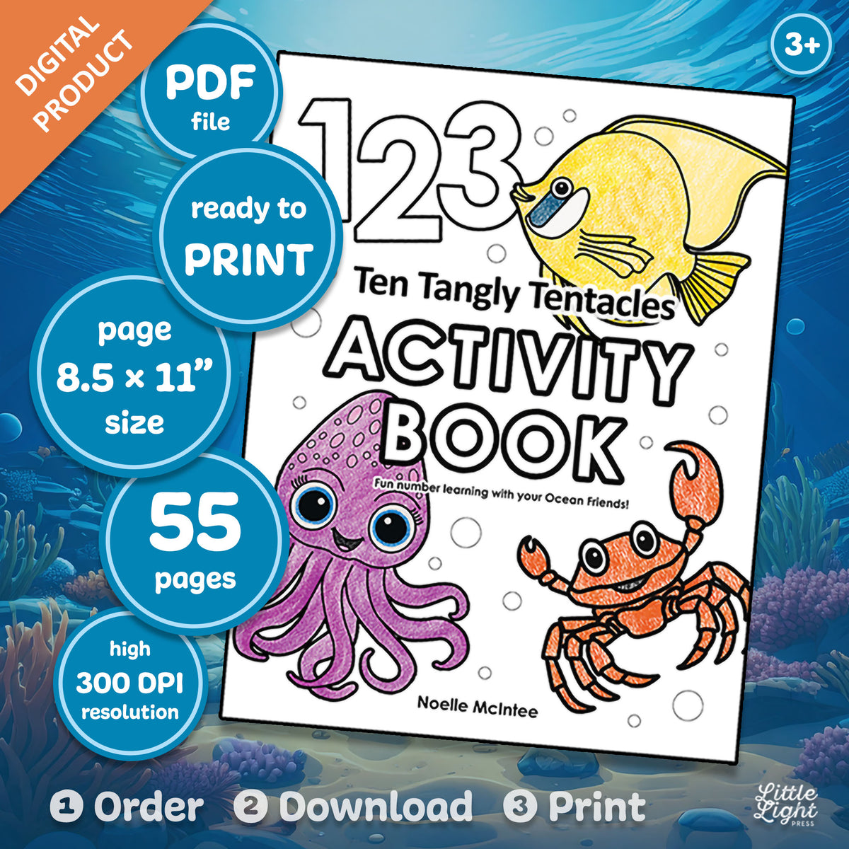 Ten Tangly Tentacles Activity eBook (PDF)