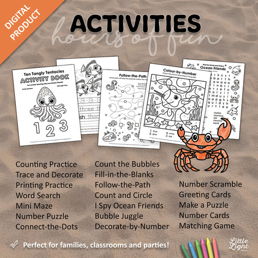 Ten Tangly Tentacles Activity eBook (PDF)